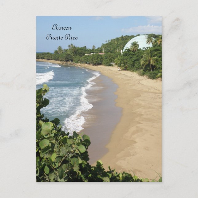 Carte Postale Playa en Rincon Porto Rico (Devant)