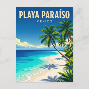 Carte Postale Playa Paraíso Mexique