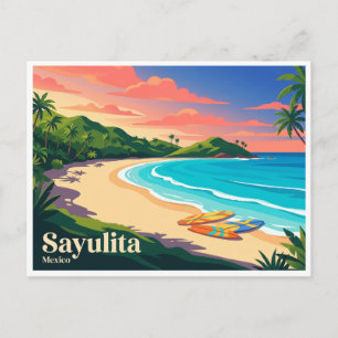 Carte Postale Playa Sayulita Mexique