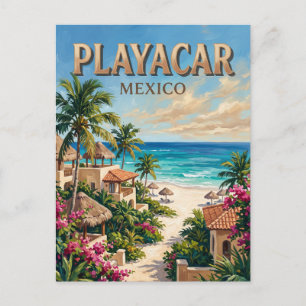 Carte Postale Playacar Mexique