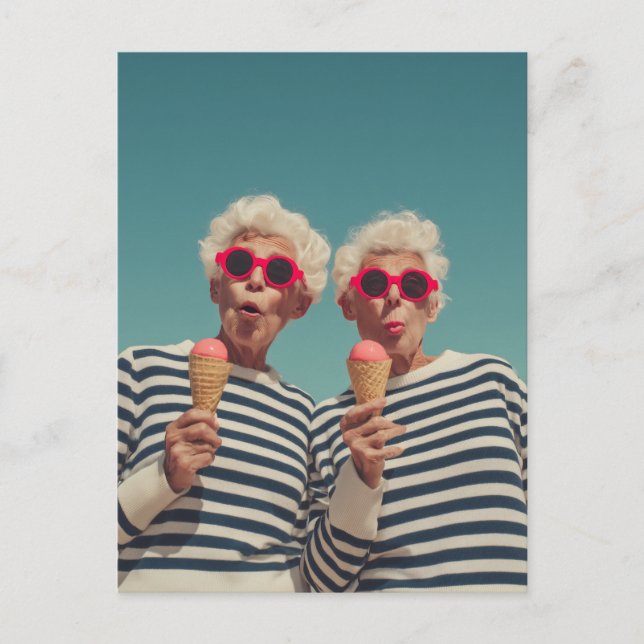 Carte Postale Playful Senior Summer Vibes (Devant)
