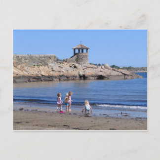 Carte Postale Playing On the Beach à Rockport, MA