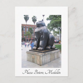 Carte Postale Plaza Botero, Medellin, Colombie