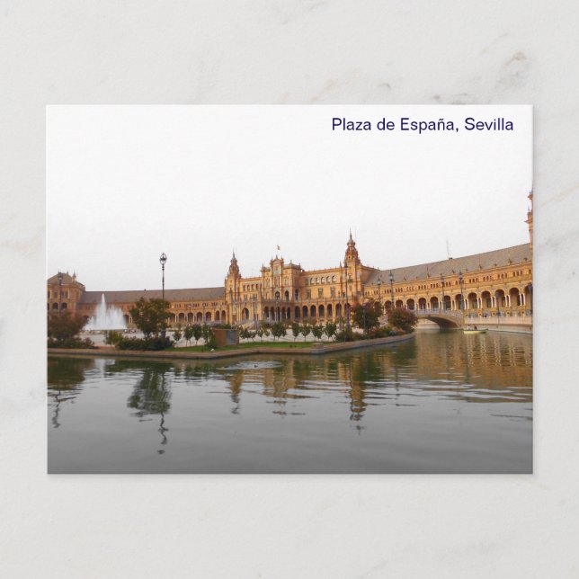 Carte Postale Plaza de Espana à Séville (Devant)