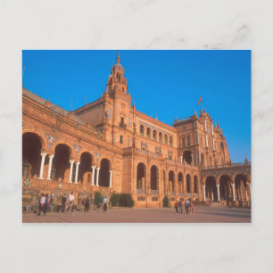 Carte Postale Plaza de Espana à Séville, Espagne.