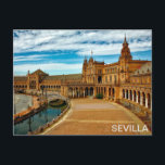 Carte Postale Plaza de España de Sevilla<br><div class="desc">Plaza de España de Sevilla en Andalucía</div>