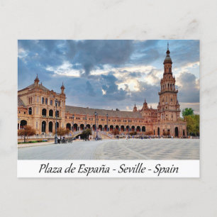 Carte Postale Plaza de España Séville Espagne Europe