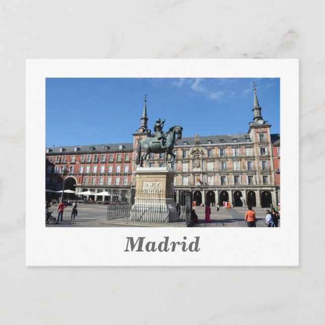 Carte Postale Plaza Mayor, Madrid Postcard (Devant)