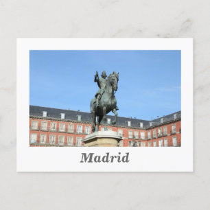 Carte Postale Plaza Mayor, Madrid Postcard