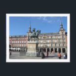 Carte Postale Plaza Mayor, Madrid Postcard<br><div class="desc">Plaza Mayor,  Madrid,  Espagne. Photographie couleur. Photo de Svetlana Tikhonova</div>