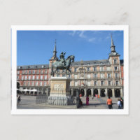 Plaza Mayor, Madrid Postcard