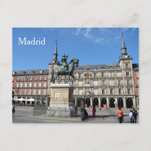 Carte Postale Plaza Mayor, Madrid Postcard