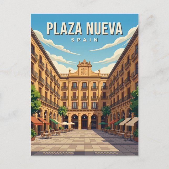 Carte Postale Plaza Nueva Espagne (Devant)