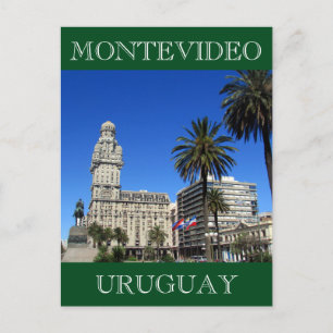 Carte Postale plaza uruguay montevideo