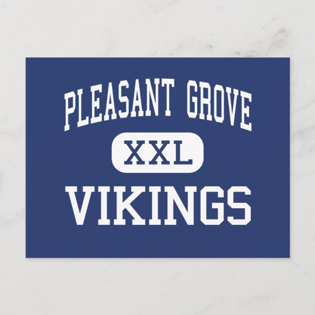 Carte Postale Pleasant Grove - Vikings - Junior - Pleasant Grove (Devant)