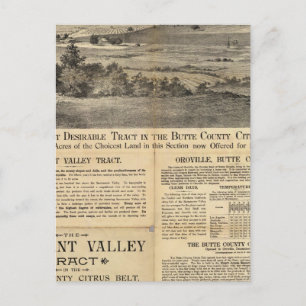 Carte Postale Pleasant Valley, Californie
