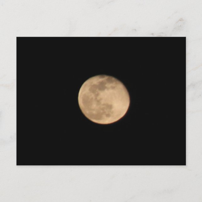 Carte Postale Pleine lune (Devant)