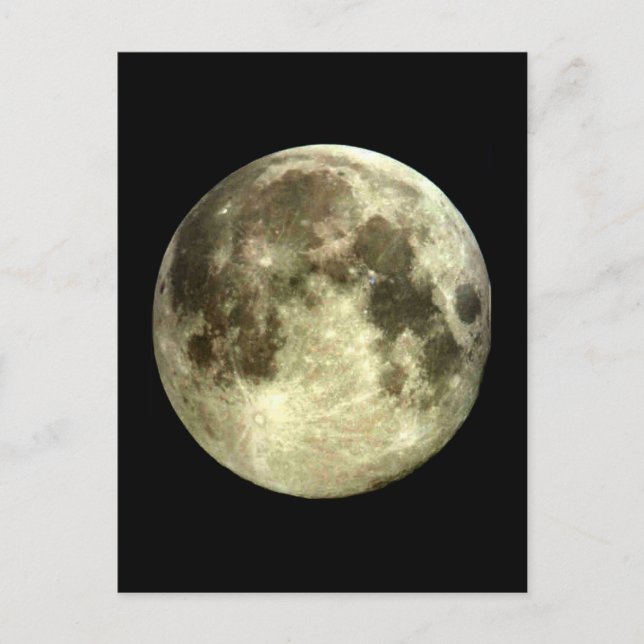 Carte Postale Pleine lune (Devant)