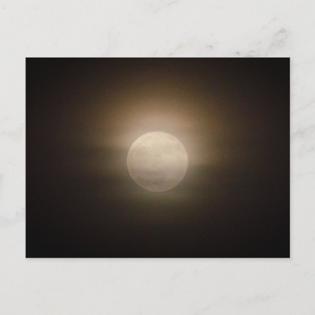 Carte Postale Pleine lune (Devant)