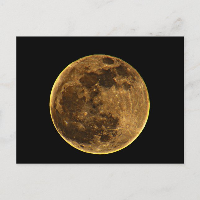 Carte postale Pleine lune (Devant)