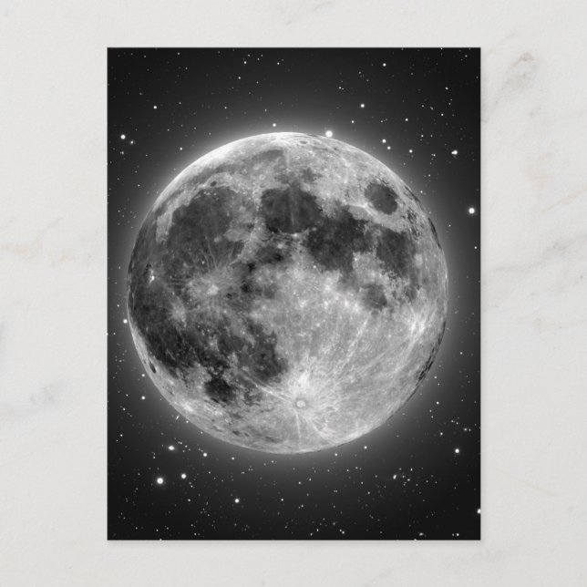 Carte Postale Pleine lune (Devant)