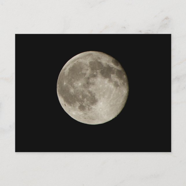 Carte Postale Pleine lune (Devant)