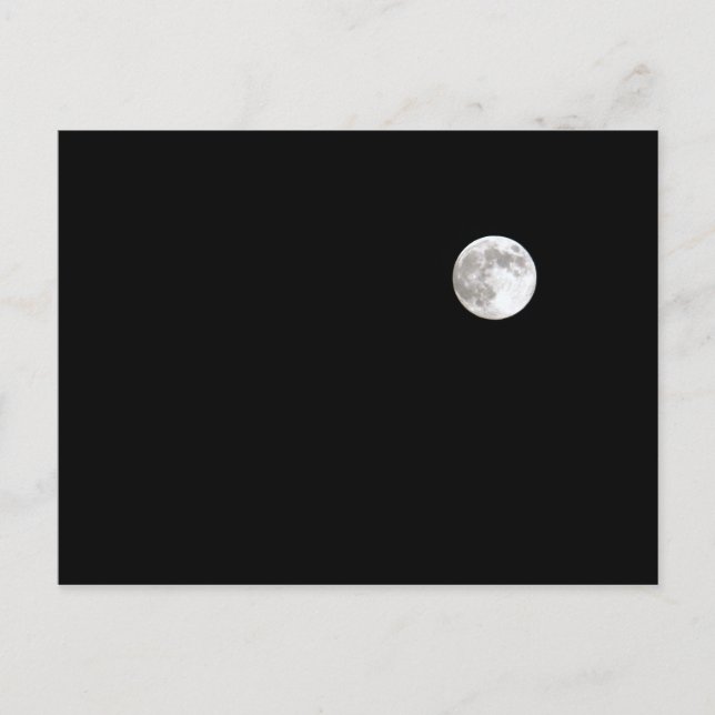 Carte Postale Pleine lune (Devant)