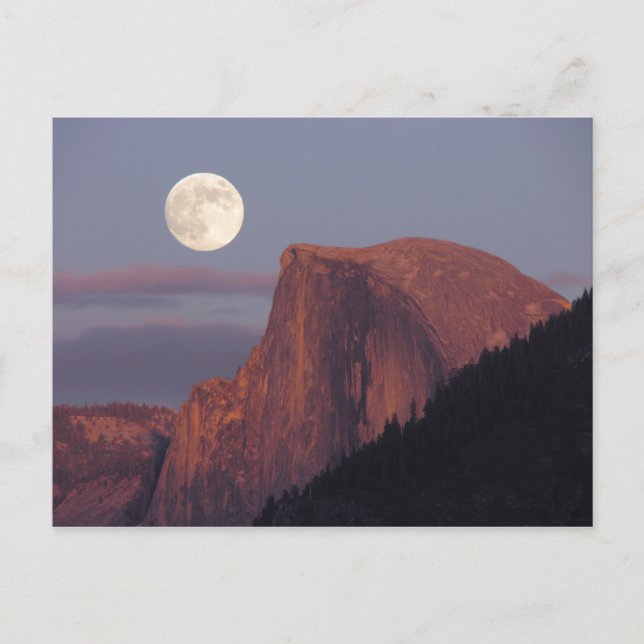 Carte postale Pleine lune demi-dôme (Devant)