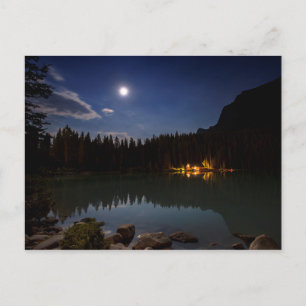 Carte Postale Pleine lune   Lake Louise, Canada