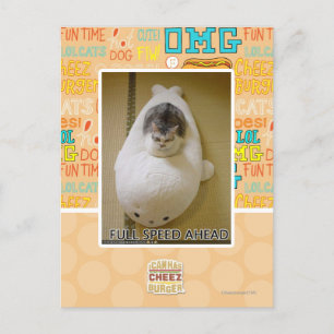 Carte Postale Pleine vitesse vers l'avant