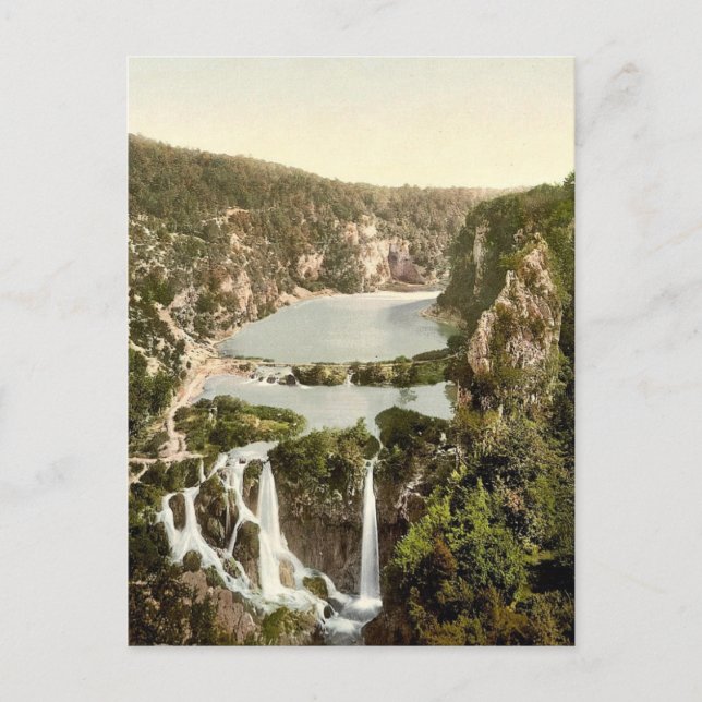 Carte Postale Pletvicerseen (c.-à-d. le lac Plitvice), Ermitense (Devant)