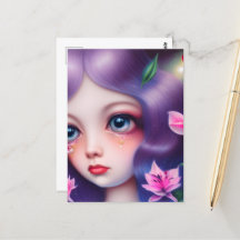 Pleurer la fille avec les grands yeux bleus