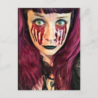 Carte Postale Pleurer le sang