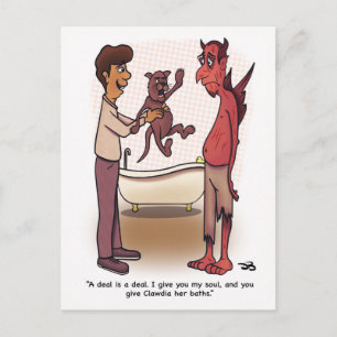 Carte postale pliée Clawdia