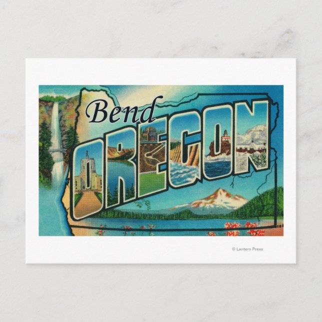 Carte Postale Plier, OregonGrandes lettres ScènesPlier, OU (Devant)