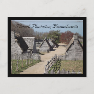 Carte Postale Plimoth Plantation, Massachusetts
