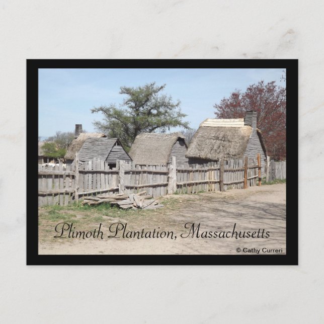 Carte Postale Plimoth Plantation, Massachusetts (Devant)