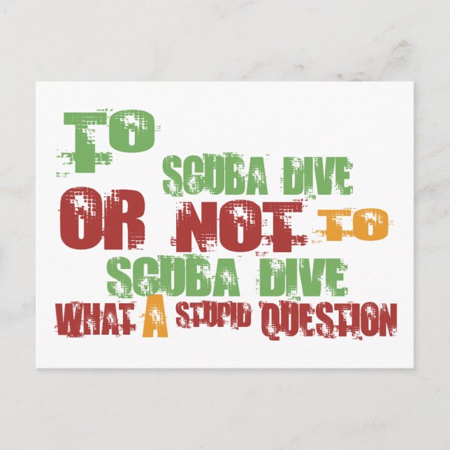 Carte Postale Plongée (Devant)