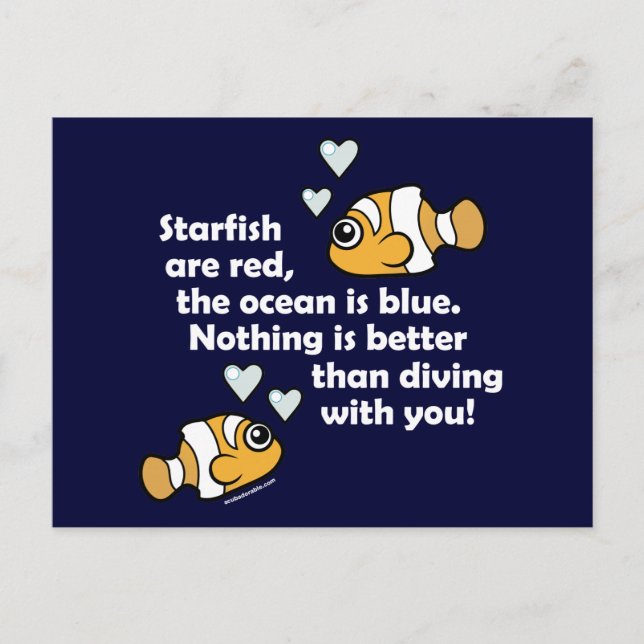 Carte Postale Plongée Avec Vous (Devant)