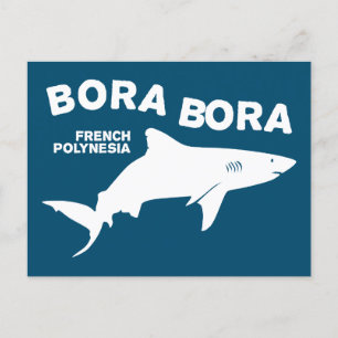 Carte Postale Plongée De Requin À Bora Bora