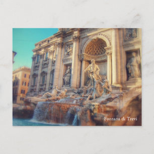 Carte Postale Plongée - Fontana di Trevi / Fontaine de Trevi