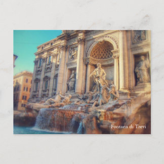 Carte Postale Plongée - Fontana di Trevi / Fontaine de Trevi