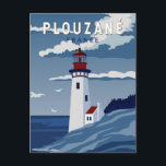 Carte Postale Plouzane France Travel Art Vintage<br><div class="desc">Design d'art vectoriel en plouzane. C'est une commune du département du Finistère en Bretagne,  dans le nord-ouest de la France.</div>