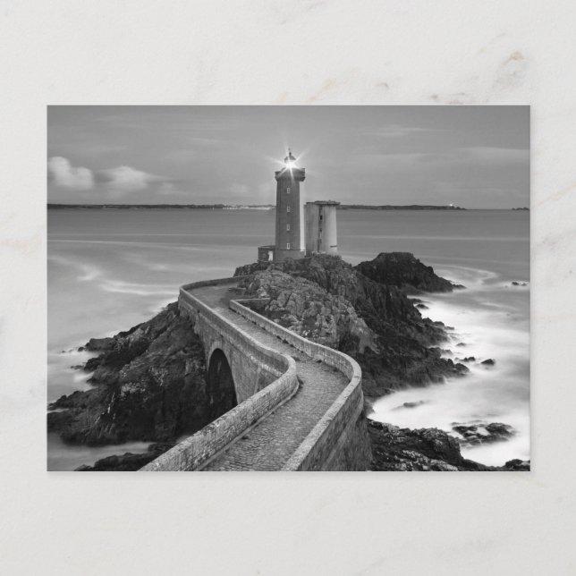 Carte Postale Plouzane noir et blanc (Devant)