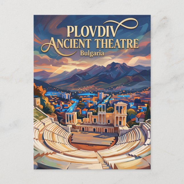 Carte Postale Plovdiv Ancient Theatre Bulgaria (Devant)