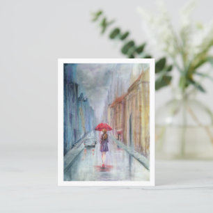 Carte Postale Pluie