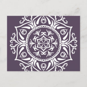 Carte Postale Plum Mandala
