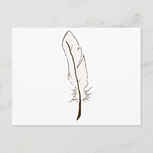 Carte Postale Plumes (Devant)