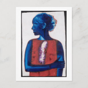 Carte Postale Plumes blanches