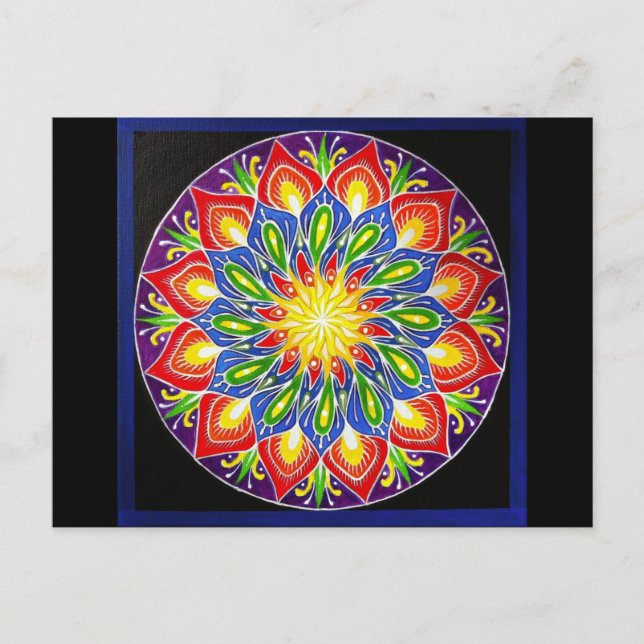 Carte Postale Plumes d'un oiseau tropical (carte postale) (Devant)